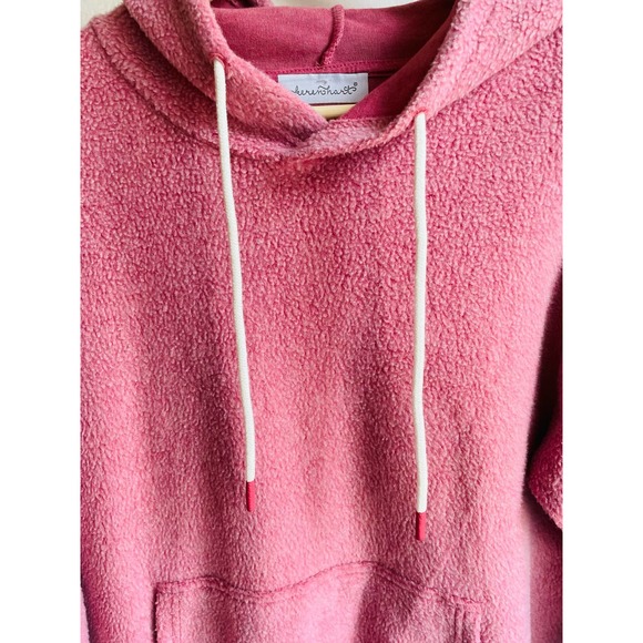Keren Hart Two-Toned Pink Soft Fleece Hoodie Women’s Large - Picture 4 of 5
